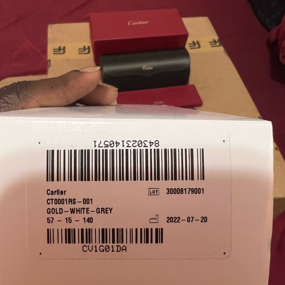 Cartier white Buffalo horn sunglasses - Picture 7 of 8